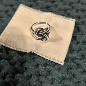 James Avery Silver Lovers Knot Ring